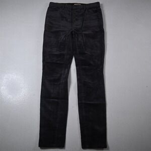 LOFT‎ 2P Gray Corduroy Exposed Button Fly High Rise Skinny Womens Pants